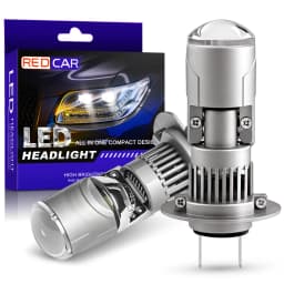 2PCS H7 LED Projector Lens Headligh Canbus 80W 20000LM High-Power CSP Chip Turbo Led H7 Turbo High Power Auto Lamp Fog Light 12V