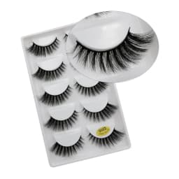 5 Pairs 3D Mink False Eyelashes H13, Soft Eyelash Extension Natural Eyelashes Makeup Lashes Wholesale G800, G806