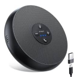 EMEET USB Wired Speakerphone Conference Speaker With 2 Mics 360° Voice Pickup Meeting Microphone for Zoom/WebEx/Microsoft Teams