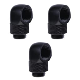 1-3PCS PC Water Cooling Connector G1/4 Inner Outer Dual Thread 90 Degree Rotary Adapter For Computer Cooling Tools Supplies
