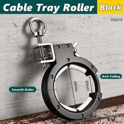 Cable Tray Roller Pulley Wire Guide Threading Tool Bottom Hung Mount Time Saving Wiring Aid Fixation Construction Auxiliary Tool