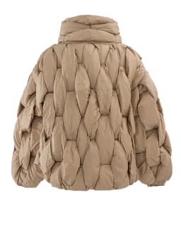 [EAM] Brown Thick Big Size Keep Warm Cotton-padded Coat Long Sleeve Women Parkas Fashion Tide New Autumn Winter 2026 CP3464