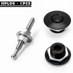 Universal 32mm/1.25" Push Button Billet Hood Pins Lock Clip Kit Engine Bonnets Lock Aluminum Car Quick Latch PQY-HPL04/05