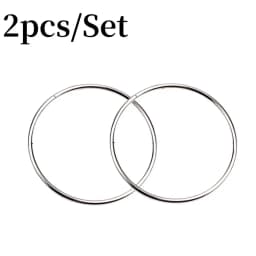 2pcs/Set Metal Round Purse Sewing Frame DIY Bag Handles For Bag Making Purse Handles 7.5/10CM Replacement Hardware For DIY Bag