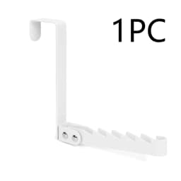1/2PC Collapsible Hooks Over-Door Coat Rack Creative Space-Saving Drying Laundry Rack Rustproof Door Organizer Rack Apartment 
