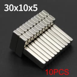 Powerful Neodymium Magnet N35 NdfeB Permanent Magnetic imanes Block Super Strong Fridge Magnets DIY 30x10x3 30x10x5 30x20x10mm
