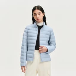 BOSIDENG Women Stand Collar Quilted Goose Down Jacket Cloud Light Slim Minimalist Warm Portable Outerwear
