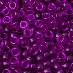 100pcs 200pcs 6x9mm Pony Beads Acrylic Large Hole Barrel Beads Solid Color Loose Spacer Beads DIY Handmade Beading Accessories