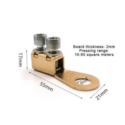 1PC Car Battery Clip Car Battery Terminals Thickened Wire Pure Copper Pile Head Terminal Chuck Replacement