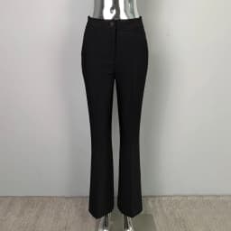 Slimming High Waist Flared Casual Pants Women's Long Trousers Korean Style Leg Lengthening Effect Versatile Casual Trousers