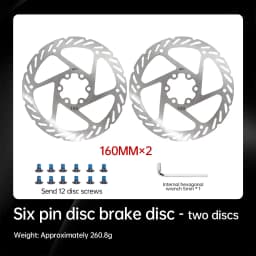 TESNO M500 2-Piston MTB Hydraulic Disc Brake Set Aluminum Alloy Front And Rear Bicycle Brakes with Silicone Protective Covers