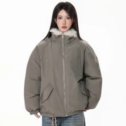 Women's Winter Down Jacket Plush Collar Winter Woman Clothes Luxury Padding Lightweight Puffer Women Brand Luxury Down Jackets