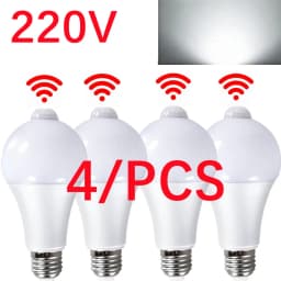 220V 110V LED E27 PIR Motion Sensor Lamp 12W 15W 18W LED Bulb with Motion Sensor Infrared Radiation Motion Detector Night Light