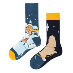mandarin duck Men's and Women's Socks Original AB Trendy Socks Medium High Tube Socks Flower Fruit Animal Cartoon Cotton Socks