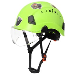 Construction Safety Helmet with Visor DIY Stickers For Engineer ABS Hard Hat Industrial Work Cap Rescue Head Protection CE ANSI