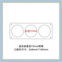 Acrylic Display Stand Holder Storage Box Barbecue Logo Display Rack Five Grids Dustproof Transparent Grain Tray Cartoon Acces...
