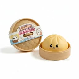 New 9 Styles Glitter Dumpling Glitter Dumpling Squishy with Box Dumplings Sensory Squeeze Toy for Stress Relief