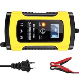 12V 6A Full Car Battery Charger Intelligent Fast Power Charging Pulse Repair Charger Auto Moto Wet Dry Lead Acid Battery-charge
