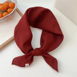 68*68cm Solid Color Cotton Square Scarf Women Girls Headband Accessories Hairscarf Hairscarf Bandanas