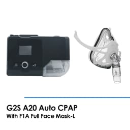 BMC G2S A20 Auto CPAP Machine Portable With Respirator Breathing Mask Tube Heated Humidifier Travel for Sleep Apnea Anit Snoring