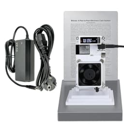 YYSLUPING Bitcoin Miner Gamma 601 1-1.5TH/s ASIC Bitcoin Miner SHA-256 Low Noise 35dB Wifi Open-Source Solo Crypto Mining Device