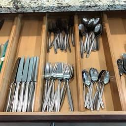 1/2/4Pcs Bamboo Drawer Dividers Organizers Adjustable Expandable Spring Loaded Drawer Separators for Kitchen Bedroom Dresser
