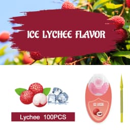 100pcs Mixed Fruit Flavor Capsule Mint Beads Ice Pops Cigarette Filter Brush Ball for Smoking Accessories DIY Tobacco Holder