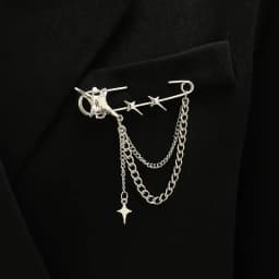 Adjustable Personality Bag Pendant Detachable Tassel Trouser Decorative Brooch Button Tightener Fixed Clothes Pin Waist Buckle