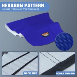 Sawrain Universal Pro Ribbed Rubber Seat Cover For KTM Honda YAMAHA Suzuki Enduro Off-Road Motocross Gripper Seat Cushions