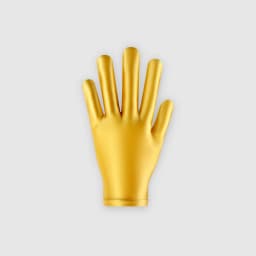 XClocKNYoung satin glossy gloves satin connected finger gloves short high elasticity gloves shiny role-playing dress gloves