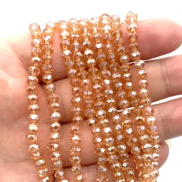 2 3 4 6 8mm Austria Faceted Crystal Beads Rondelle Loose Spacer Bracelets Earring DIY Glass Beads for Jewerly Making