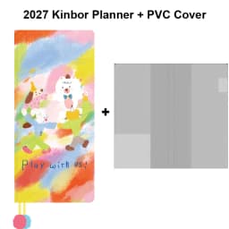 2027 Kinbor Weekly Planner Journal Notebook Daily Monthly Yearly Weeks Plan 52g Bachuan Paper Record Agenda for Back To School