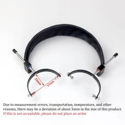 360 Degree Rotatable DIY Headphones Headband For OKCSC WTD-3 M1 M2 Headphone Replacement Headband