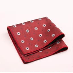 Trendy Striped Floral Brown Pocket Square British Men Formal Handkerchief Suit Shirt Accessories Groom Wedding Party Chest Hanky