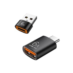 6A USB To Type C OTG Adapter 120W USB-C Male To Type-c Female Charger Converter for Macbook Samsung Data Transfer Adapter