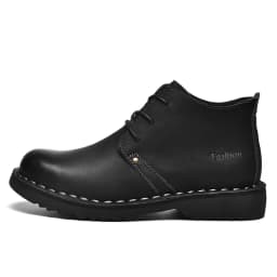 VIPOL Tooling Boots for Men Retro Leather Shoes Comfortable Platform Leisure Flats Classics Outdoor Leisure Men's Boot