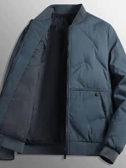 Autumn and Winter Fashion Solid Color Windproof Thickened Warm Cotton-Padded Jacket Men's Casual Loose Sports Large Size Coat
