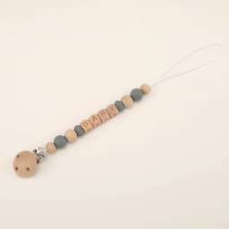 Baby Pacifier Clips Personalized Name BPA Free Morandi Color Dummy Nipple Holder Clip Chain Teething Toys Pacifiers Accessories