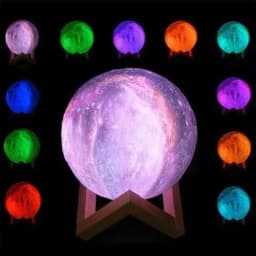 Customizable Galaxy Moon Lamp LED Night Light