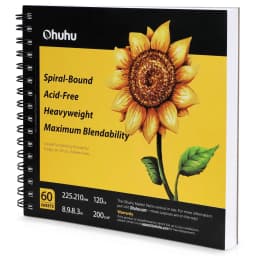 Ohuhu Spiral Bound Marker Pad for Alcohol Markers Art Sketchbook Watercolor Paper Pad Drawing Notebook for Markers School Gift