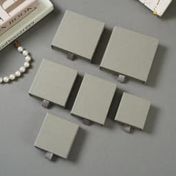 10pcs Paper Jewelry Gift Box For Ring Earrings Pendant Necklace Bracelet Stud Organizer Wedding Favors Jewellery Packaging Sack