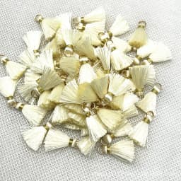 100/50Pcs 20mm Mini Metal Hanging Ring Tassel Trim Pendant DIY Craft Jewelry Handmade Earrings Decor Materials Fringe Trim