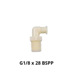 5PCS/lot Plastic Polypropylene Luer Lock Adapter Luer Lock to Thread 1/4-28UNF,10-32UNF,M6,M5,G1/8