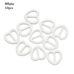 10Pcs 5mm Mini Ultra-small Heart Shape Belt Buckle Doll Bags Buckles DIY Dolls Metal Buckles Doll Shoes Clothes Accessories