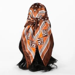 Plain Silk 90 Square Scarf Satin Headband For Muslim Woman Printed Hijabs Wraps Fashion Headscarf Casual Turban Female Bandbana