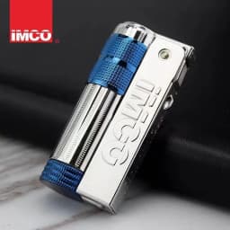 Original IMCO 6700 Retro Stainless Steel Metal Lighter Austrian Gasoline Grinding Wheel Lighter Kerosene Collection with Box