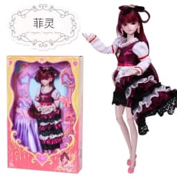 14 jointed very beautiful 29cm 11'' BJD Doll dolls Princess Hair + Makeup + Cloth +shoes pullip