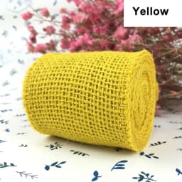 2Meter Colorful Jute Burlap Hessian Ribbon Rolls Colored Burlap Ribbon Natural DIY Crafts Hessian Ribbon Christmas Gift Wrapping