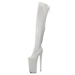 SDTRFT Female Over The Knee Buckle Red Boots 26cm Thin Heels Stilettos Platform Botas Mujer Ladies Shoes Woman PUNK Girl's Pumps