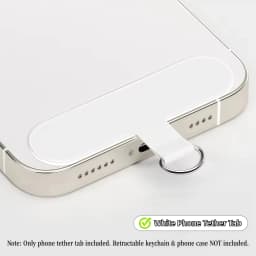 GITFOS Retractable Keychain with Phone Clip and Retractable Rope Key Ring